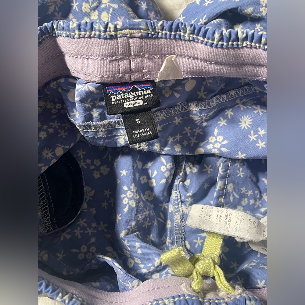 Patagonia Blue Quick-Dry Athletic Shorts Girls - Picture 6 of 9